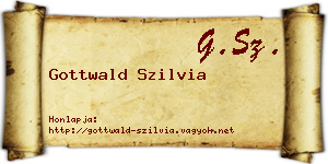 Gottwald Szilvia névjegykártya